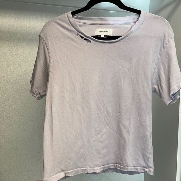 Current/Elliott lilac tee.  Made to look as pictured. - Picture 1 of 4